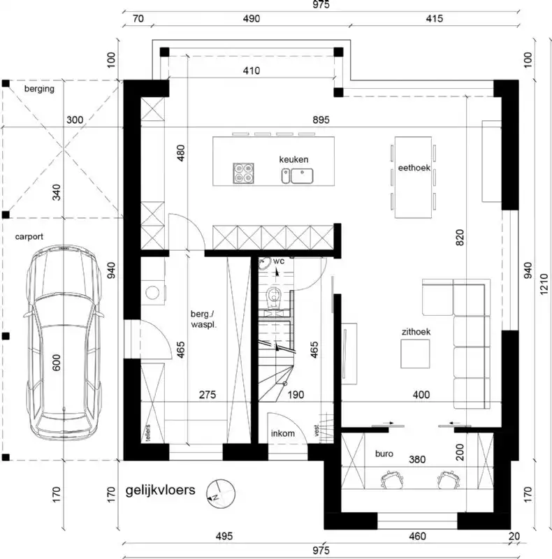 Nieuw te bouwen alleenstaande woning te Assebroek. foto 3