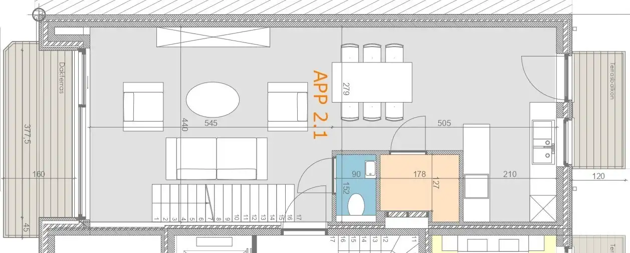 Duplex appartement met 3 slaapkamers in de Bondgenotenlaan foto 4
