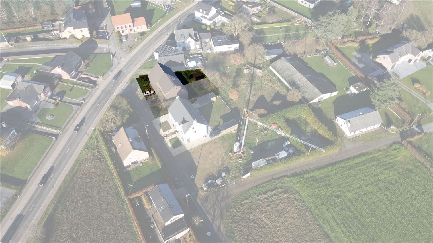 Bouwgrond met vergund bouwplan foto 3