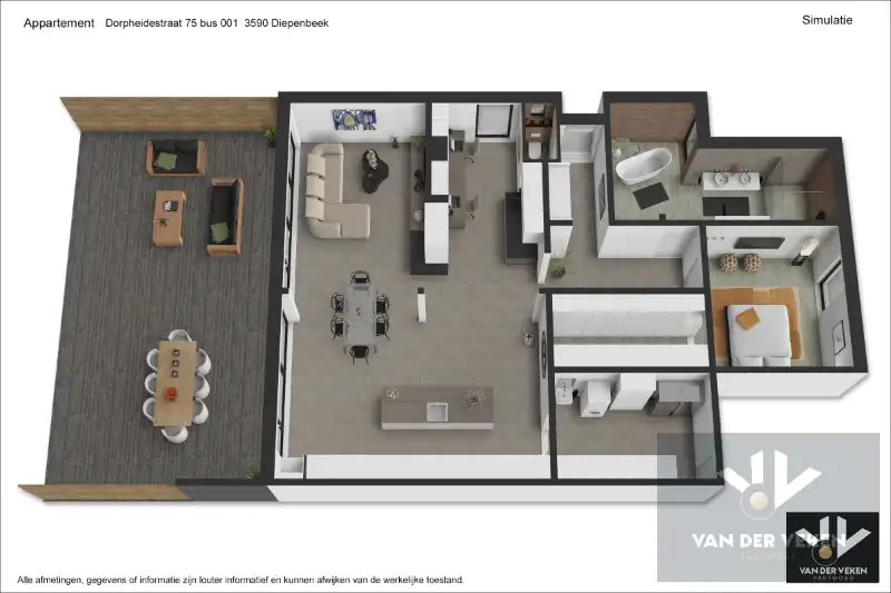 LUXUEUS AFGEWERKT GVL APP MET RIANTE TUIN EN TERRAS foto 25