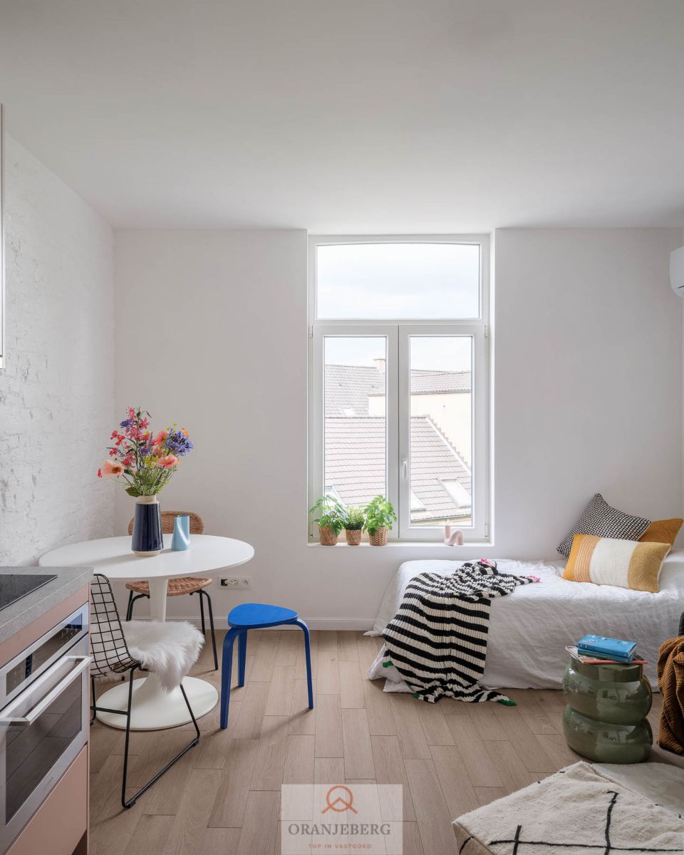 Lichtrijke gerenoveerde studio te koop vlakbij centrum Gent foto 2
