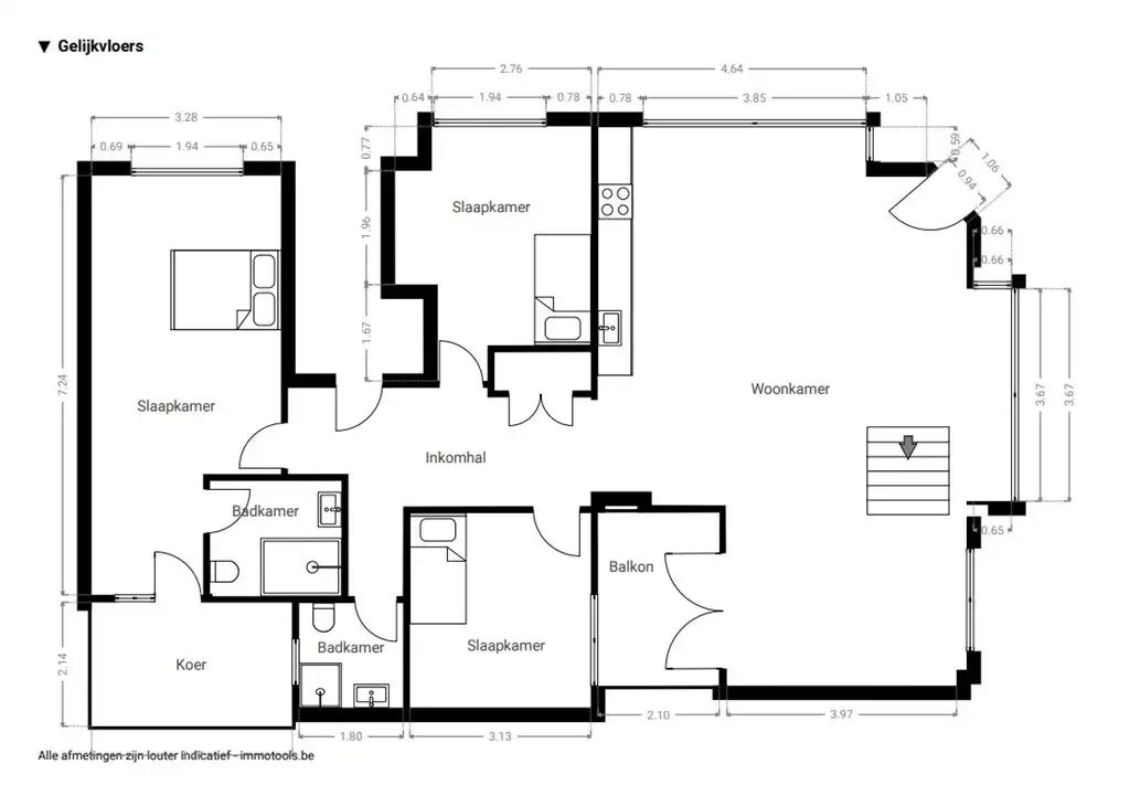Kwalitatief gerenoveerd appartement te Pulhof foto 18