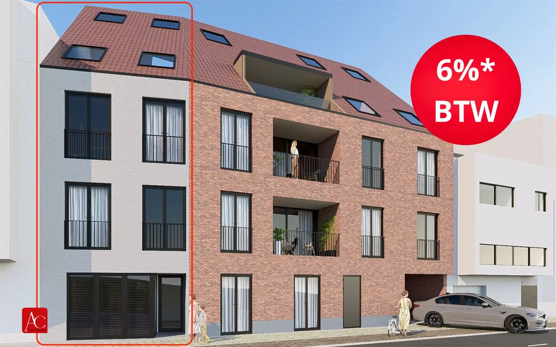 Handelshuis met commercieel gelijkvloers en 3 slaapkamers foto {{pictureIndex}}