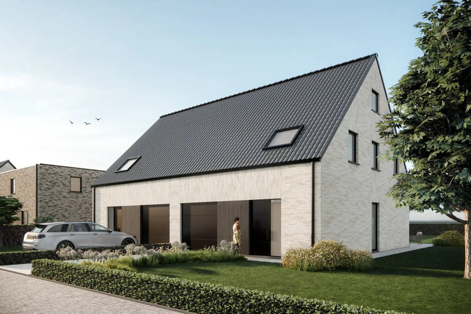 Energie-Efficiënte gezinswoningen in een groene omgeving met 4 slaapkamers en garage foto 6