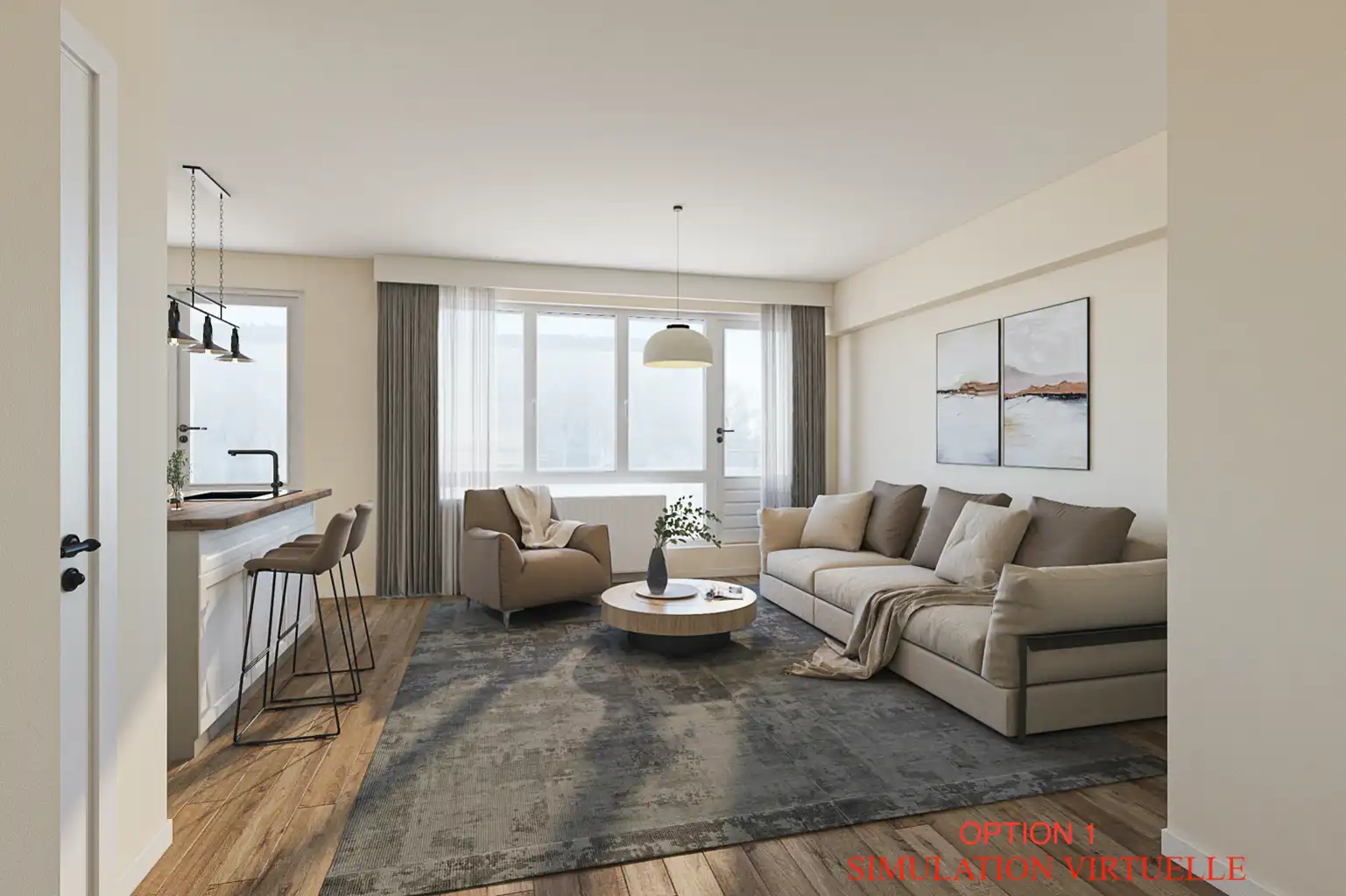 Te renoveren 1-slaapkamerappartement foto 6