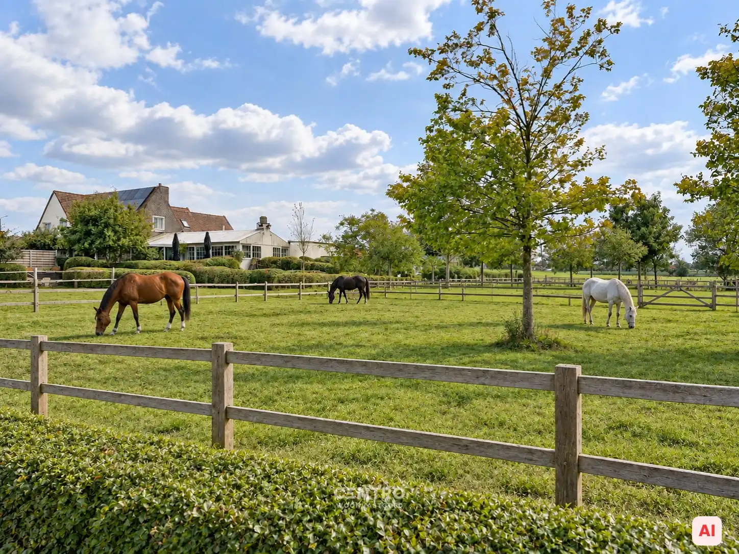 Landelijk gelegen eigendom te Hooglede op ± 3.400 m² met vergezichten. Ook ideaal als kangoeroewoning. foto 2