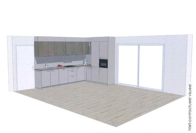 Instapklaar appartement met twee slaapkamers, tuintje en carport foto 3