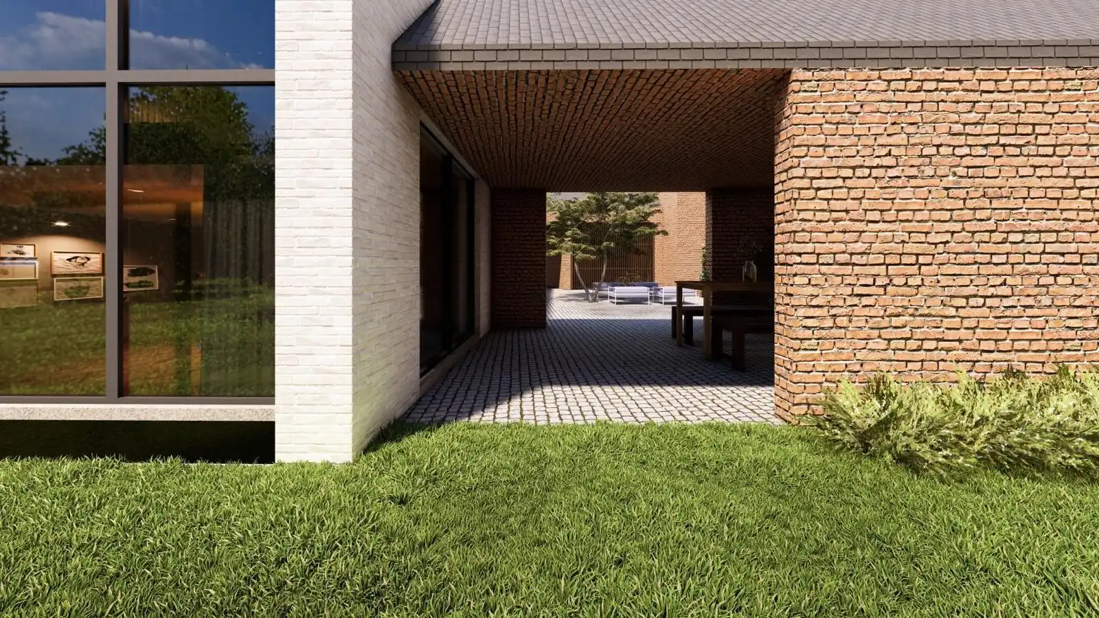 BOUWPERCEEL 35A55CA MET VERGUNDE BOUWPLANNEN IN CENTRUM VAN BEVERST. foto 10