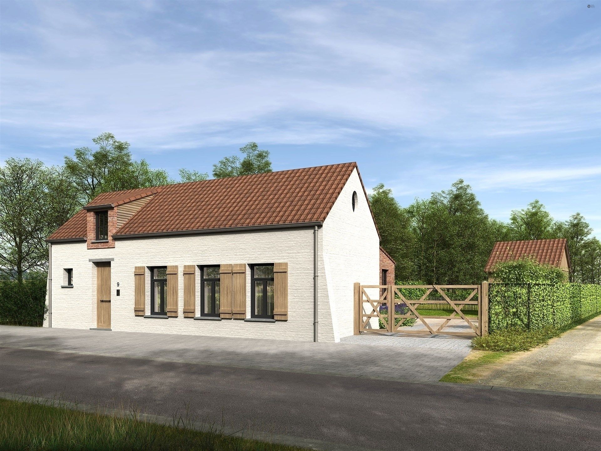 Bouwgrond open bebouwing van 480m² met bouwvergunning  foto 4