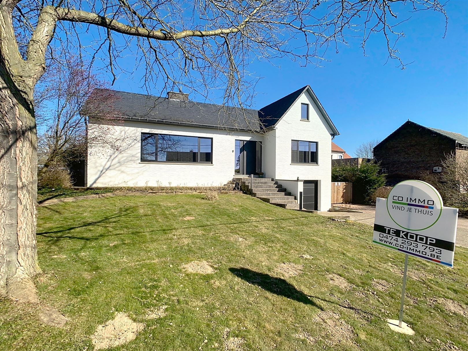Hoofdfoto van de publicatie: Gerenoveerde woning, 3 slpks, tuin, bijgebouw,15a 96ca