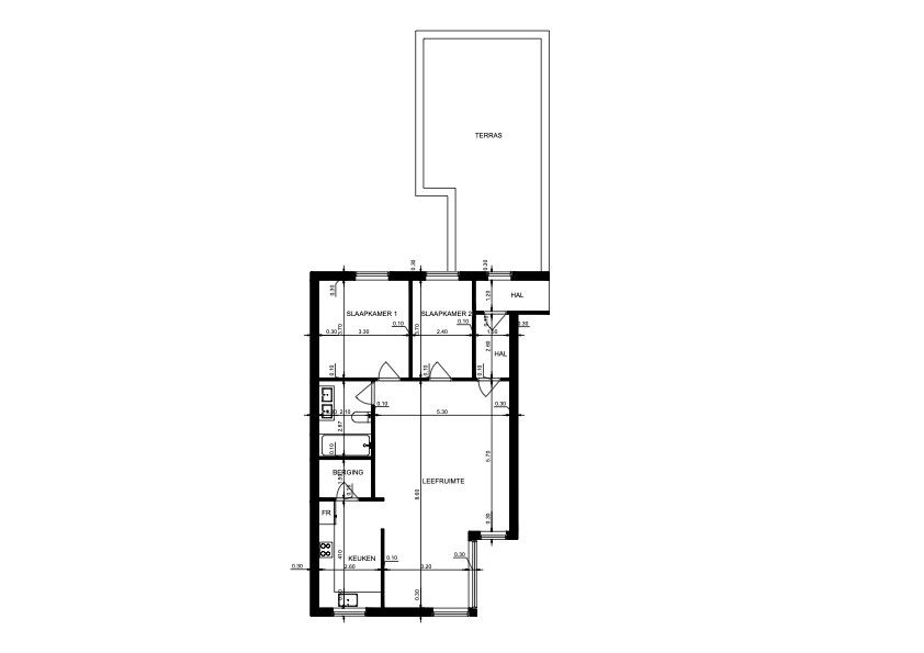 Bemeubeld app. met 2 slpkrs en riant terras van 70 m² foto 26