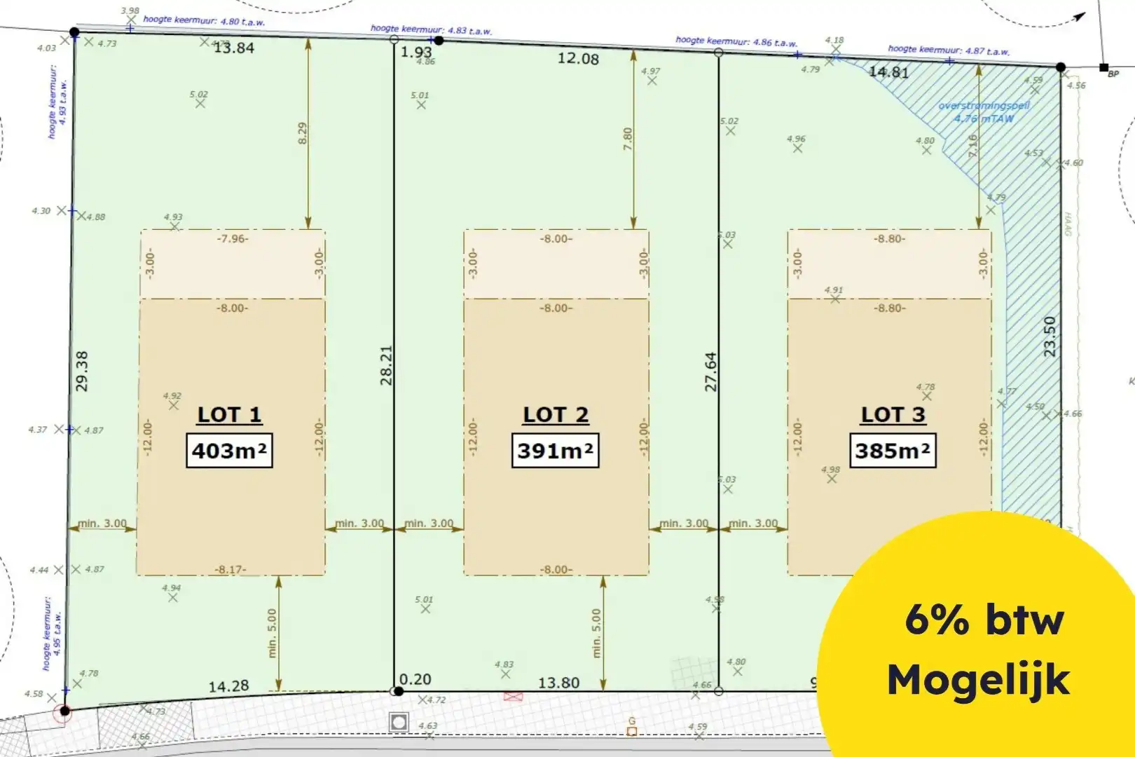 Grond te koop Kasteeldreef 2 - C/lot 1 - 8460 Oudenburg