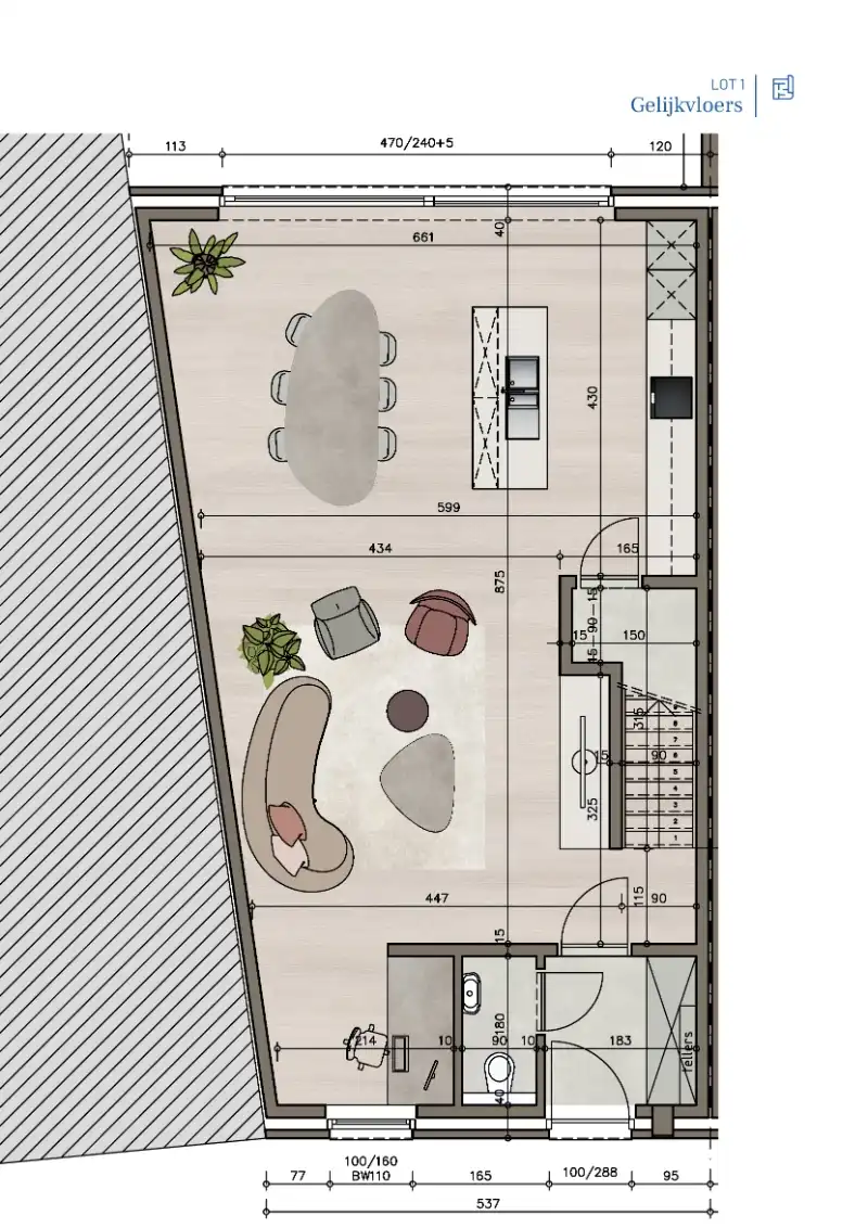 Wondelgem (Gent), Sint-Markoenstraat - Fase 1: Lot 01 foto 3