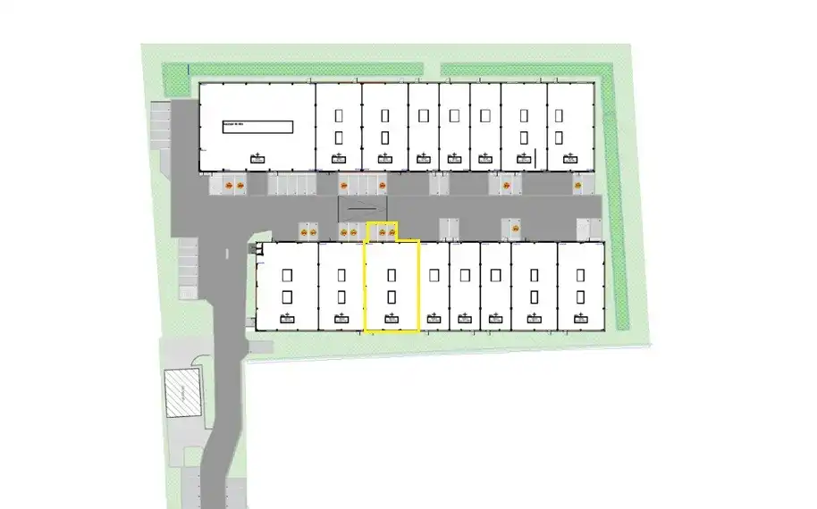 te huur Maldegem – uitstekend gelegen bedrijfsunit van 327m² voor opslagruimte of atelier. foto 7