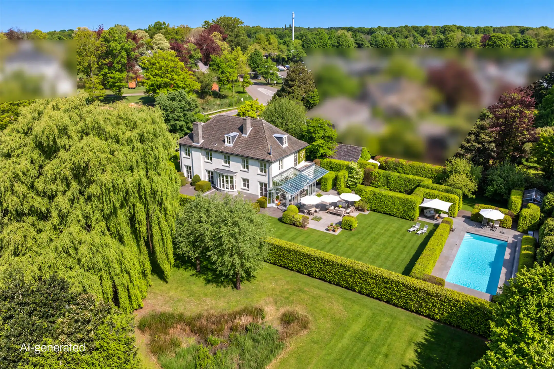 Statige luxevilla op royaal perceel van 2238 m² met zwembad foto 4