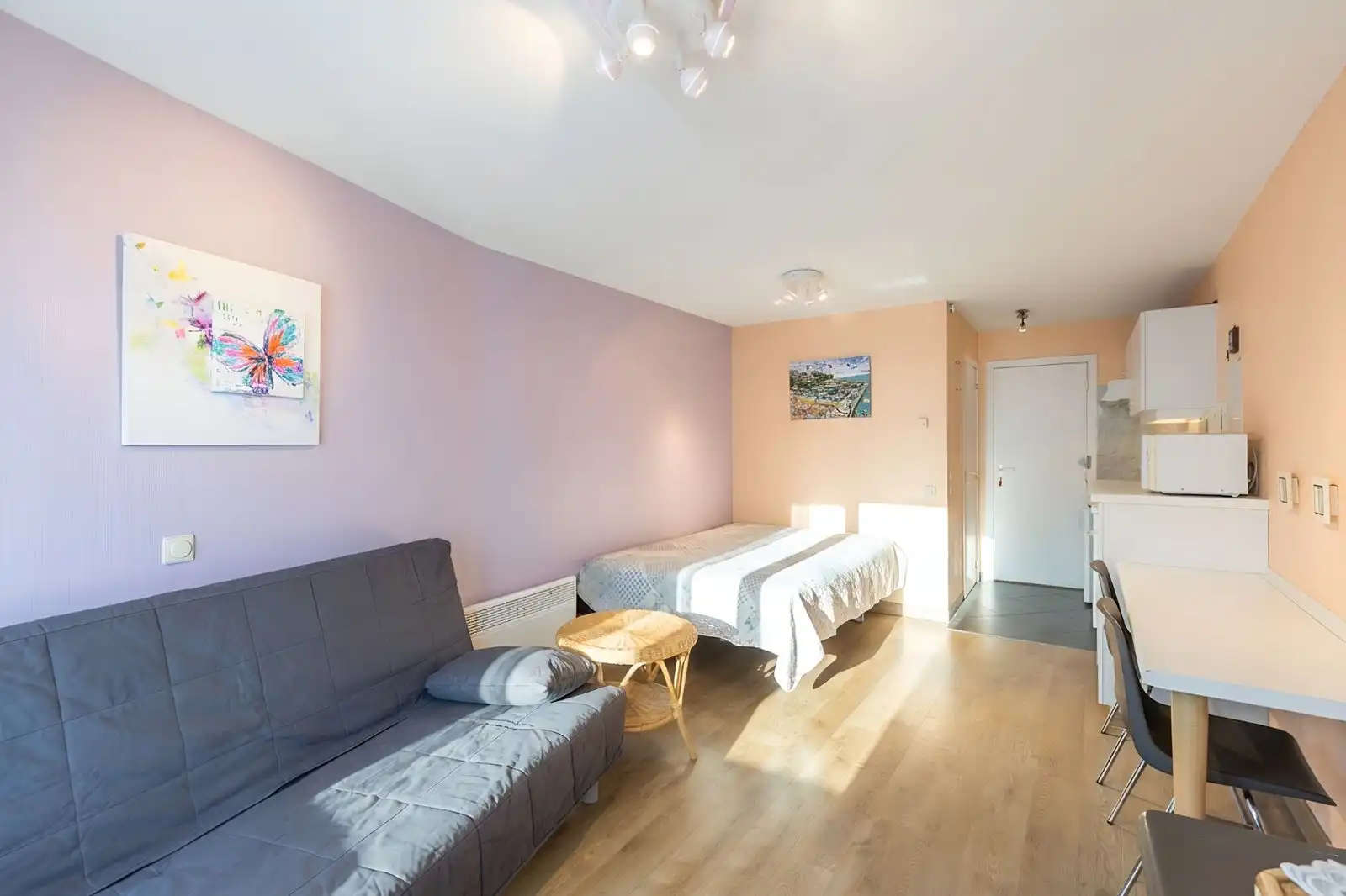 Charmante en verzorgde studio met lateraal zeezicht foto 2