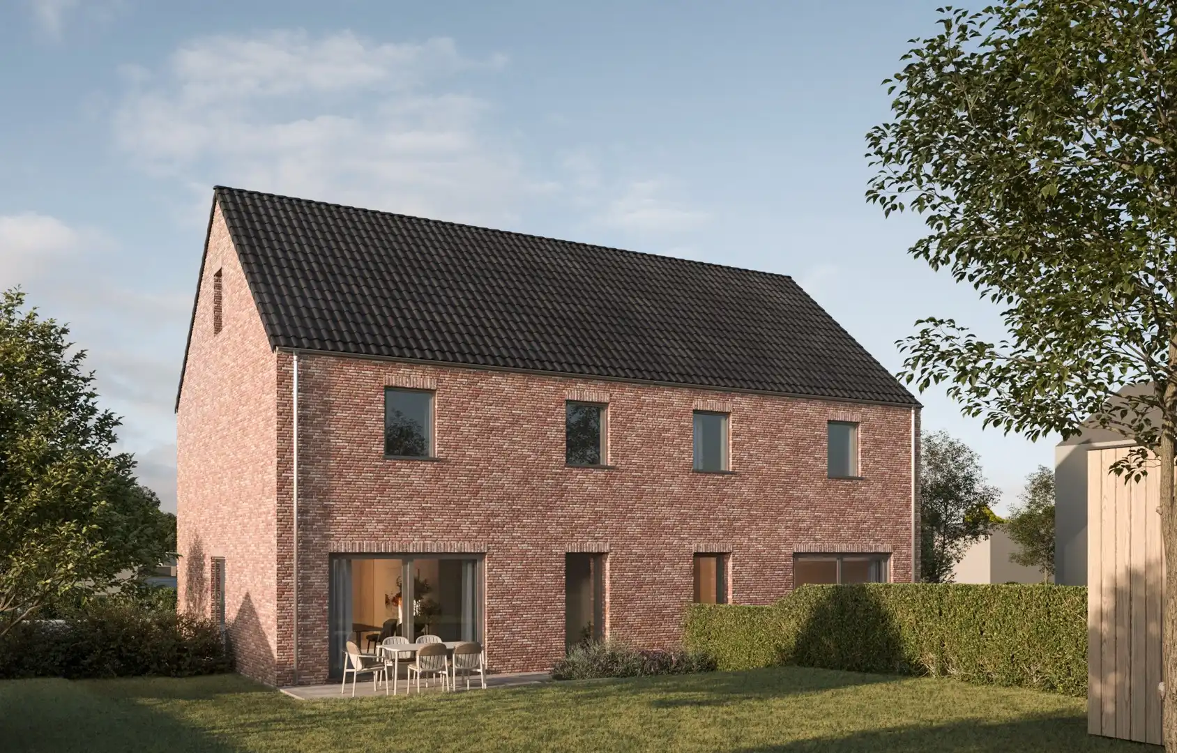 PROJECT HOUTZICHT - WONEN IN RUST, RUIMTE EN GROEN IN MONTENAKEN foto {{pictureIndex}}