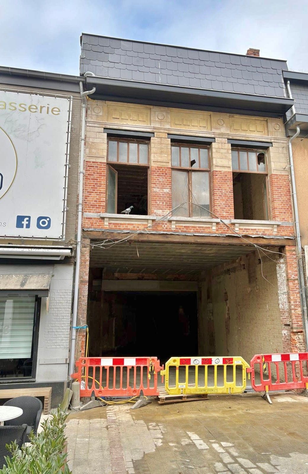 VERNIEUWBOUW WINKELPAND BERGSTRAAT VOORHEEN BOERENSCHUUR foto 2