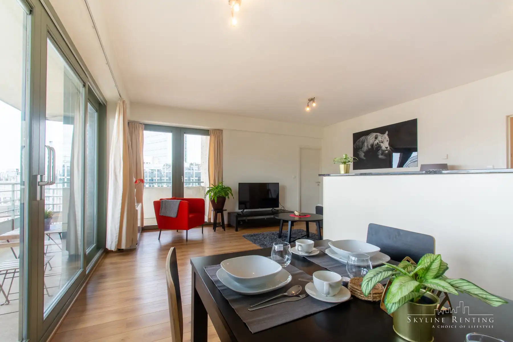 Mooi gemeubeld app. 1 Kamer + MOOI TERRAS! (EU area) foto 4