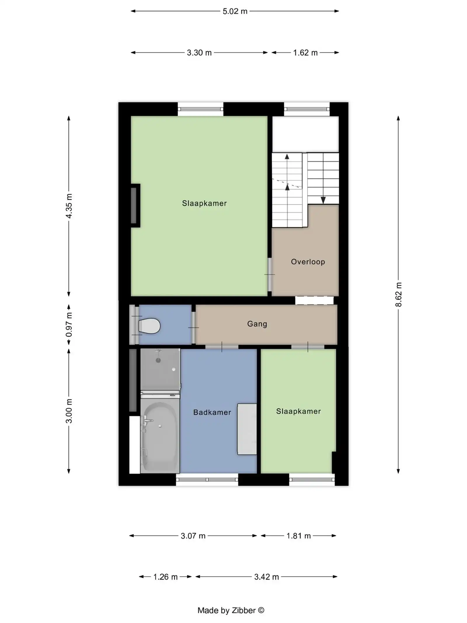 Instapklare en gerenoveerde woning met 3 slaapkamers, bureau en gezellige tuin in Halle foto 13
