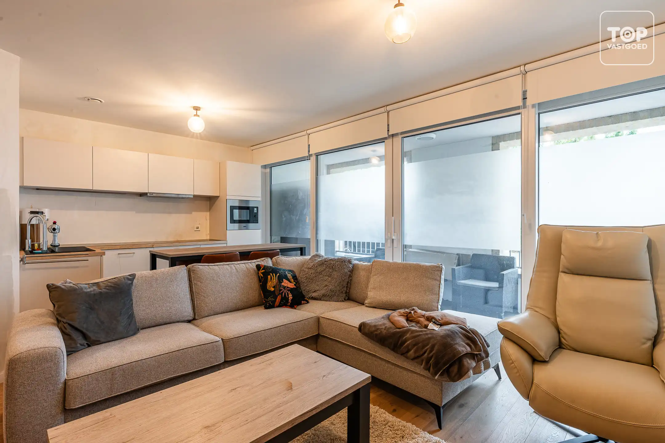 Instapklaar gelijkvloers appartement met EPC A en gezellig terras foto 6
