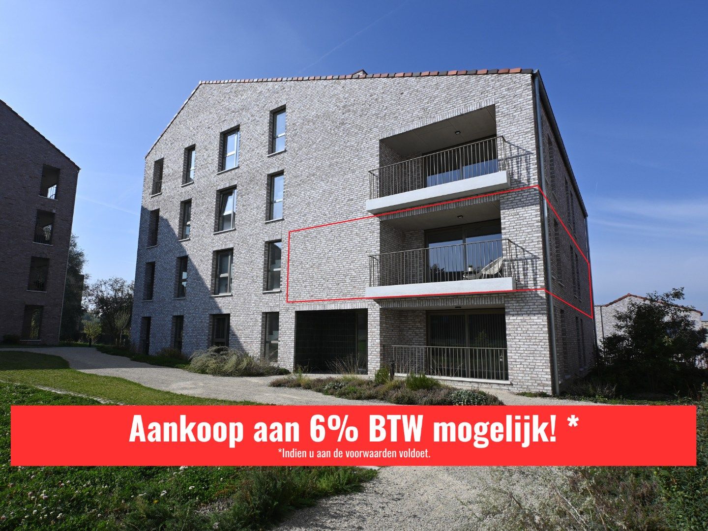 Modern 3 slpk-appartement in Gavere foto {{pictureIndex}}