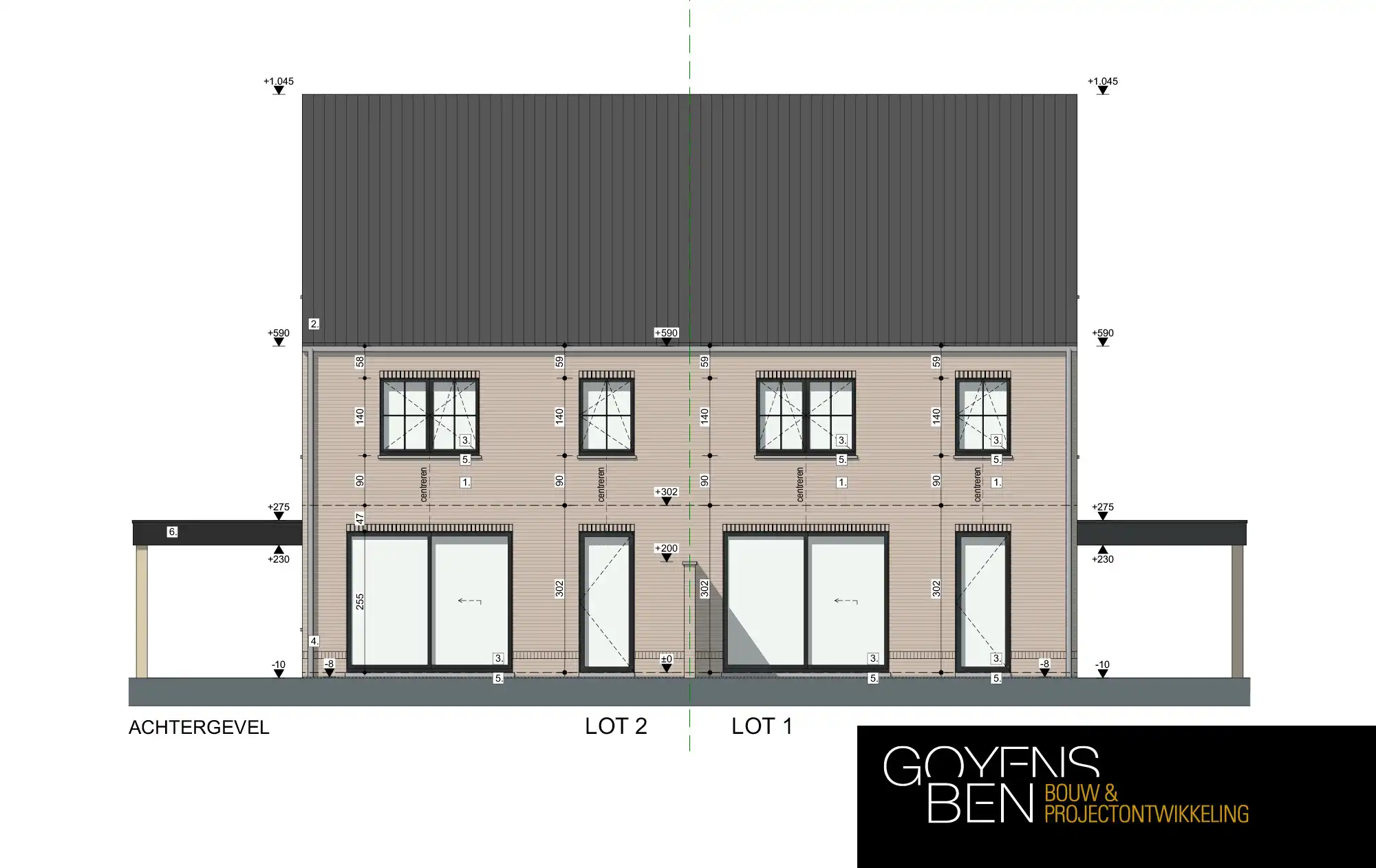 TE KOOP: Twee halfopen nieuwbouwwoningen op ruime percelen tot 6a 65ca in Gerdingen (Bree) foto 2