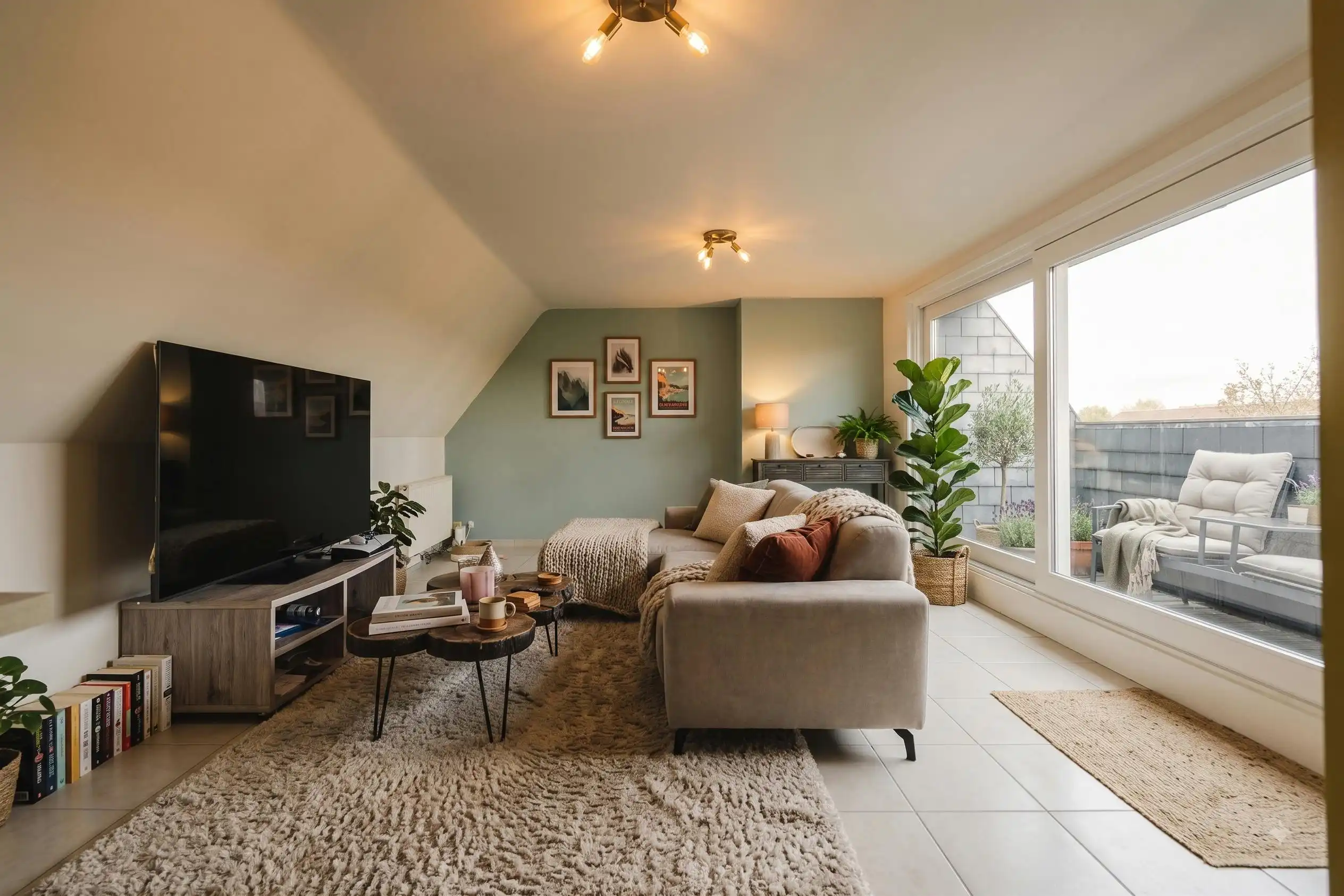 Instapklaar 2-slaapkamerappartement in hartje Harelbeke foto 2