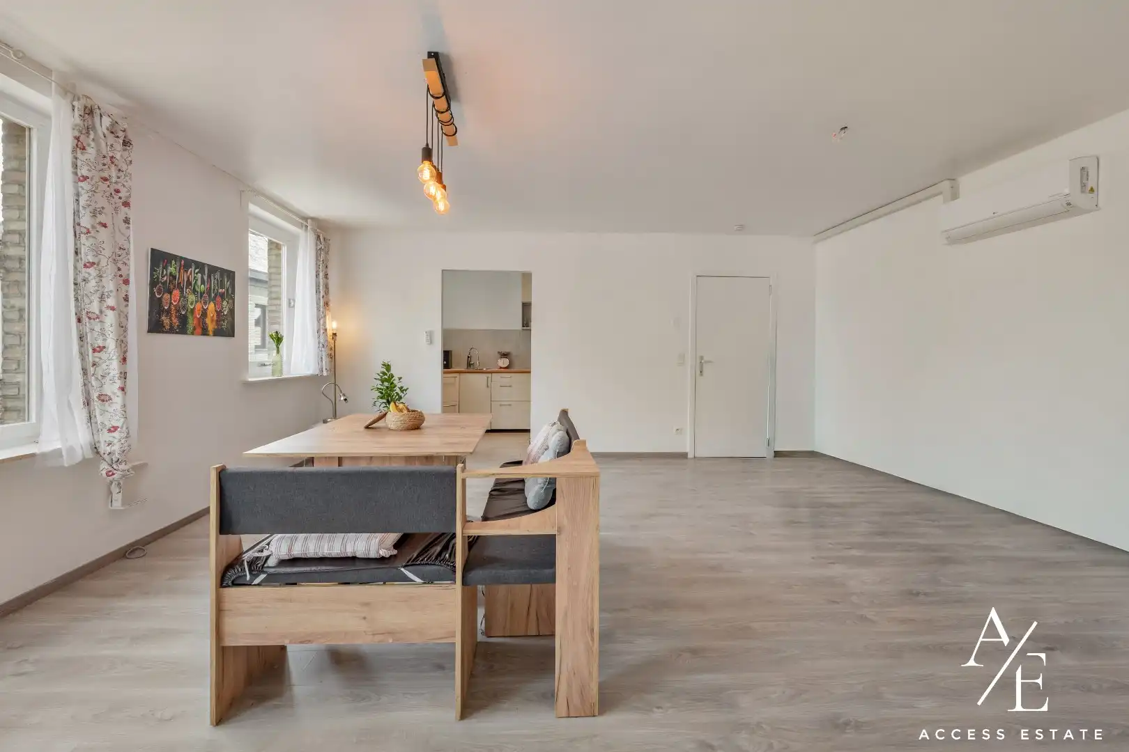 WETTEREN-Appartement 2 slpk,airco,terras!INVESTERING! foto 3