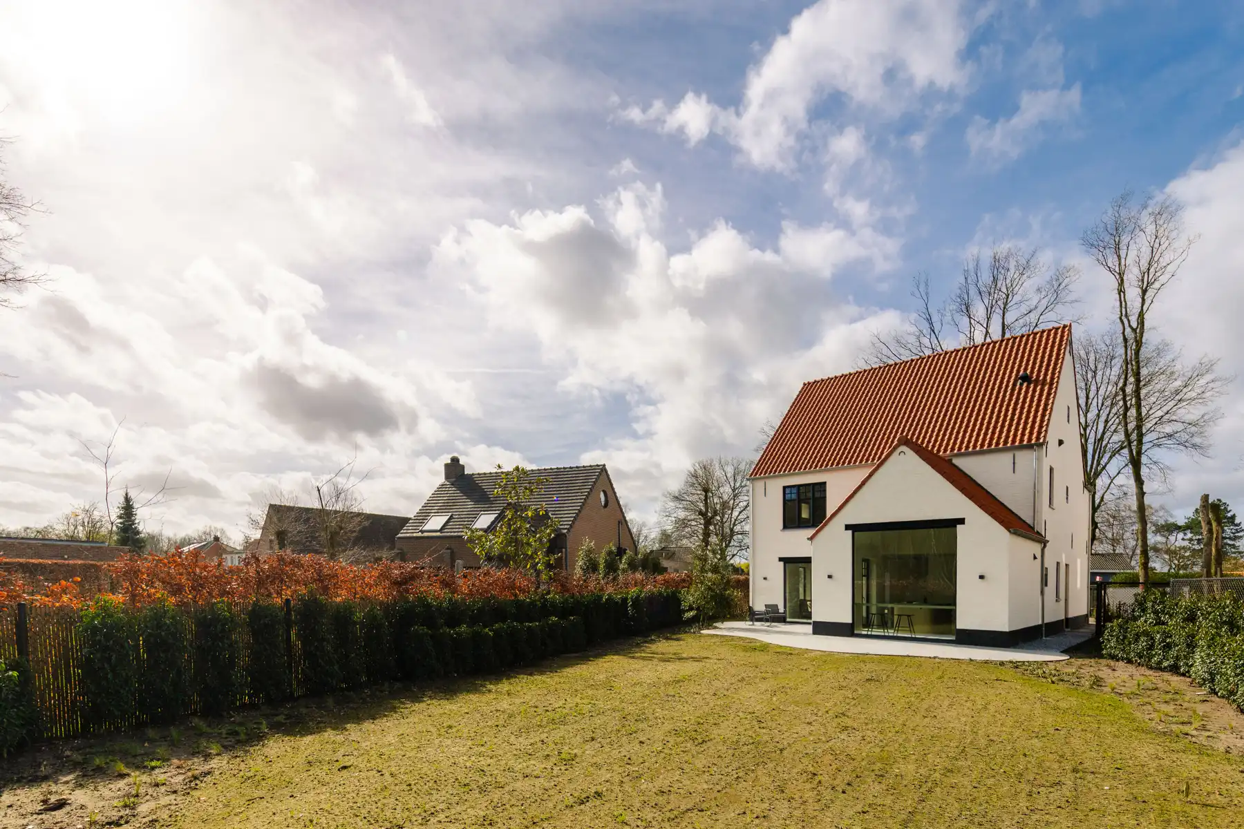 Stijlvolle nieuwbouwwoning met zicht op blijvend groen foto 25