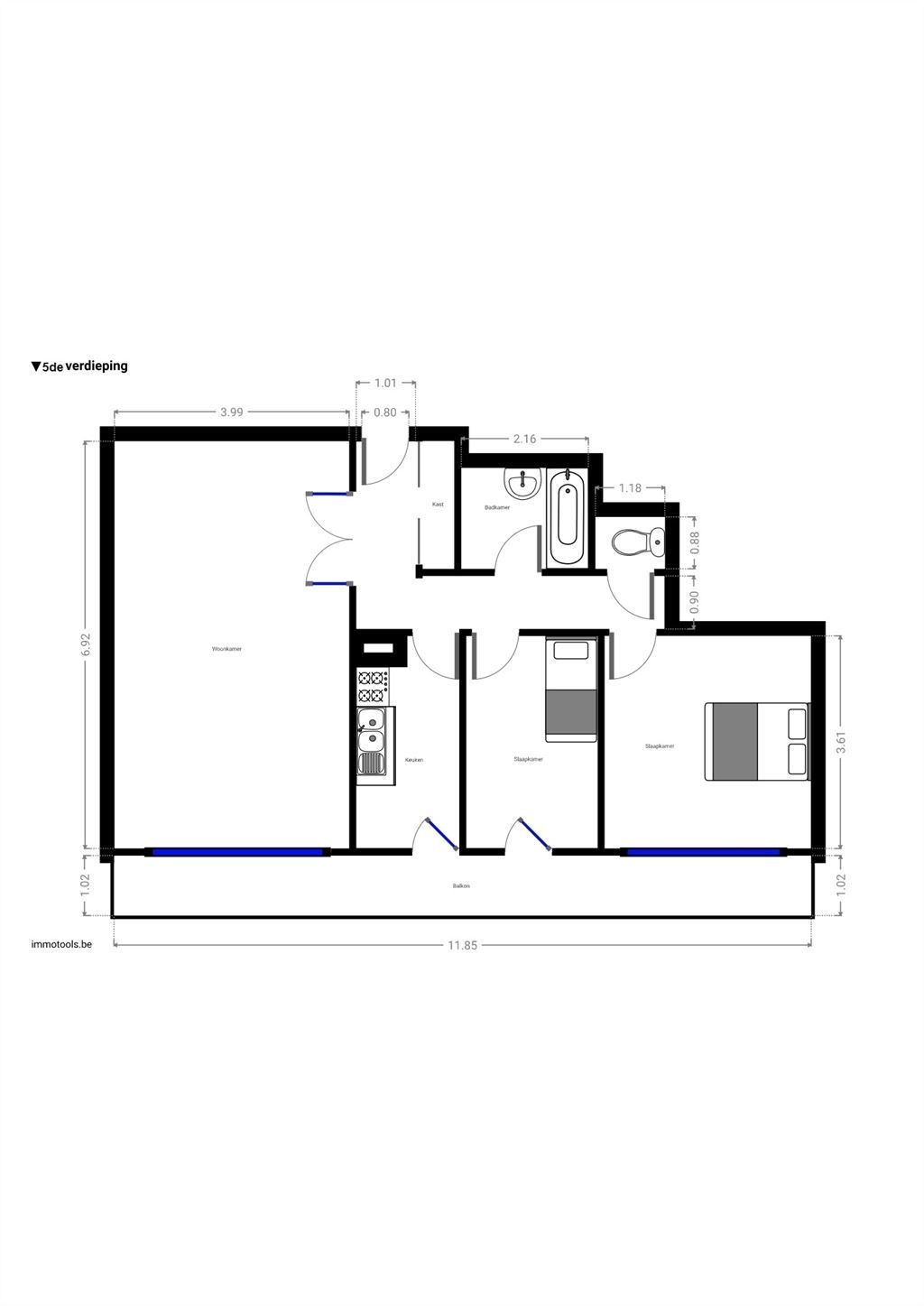 Instapklaar appartement nabij Zurenborg foto 14