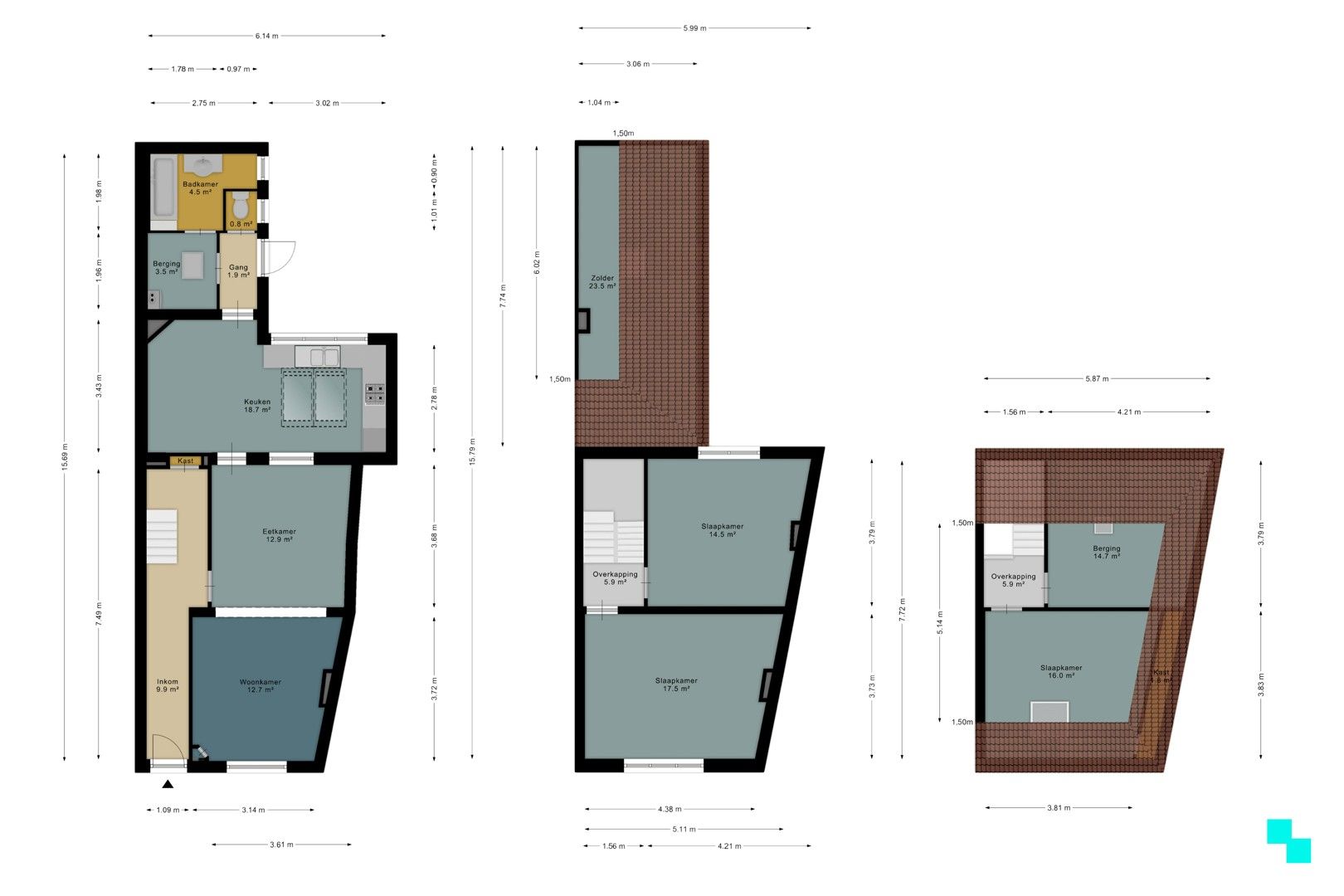 Te renoveren woning nabij station van Merelbeke foto 23