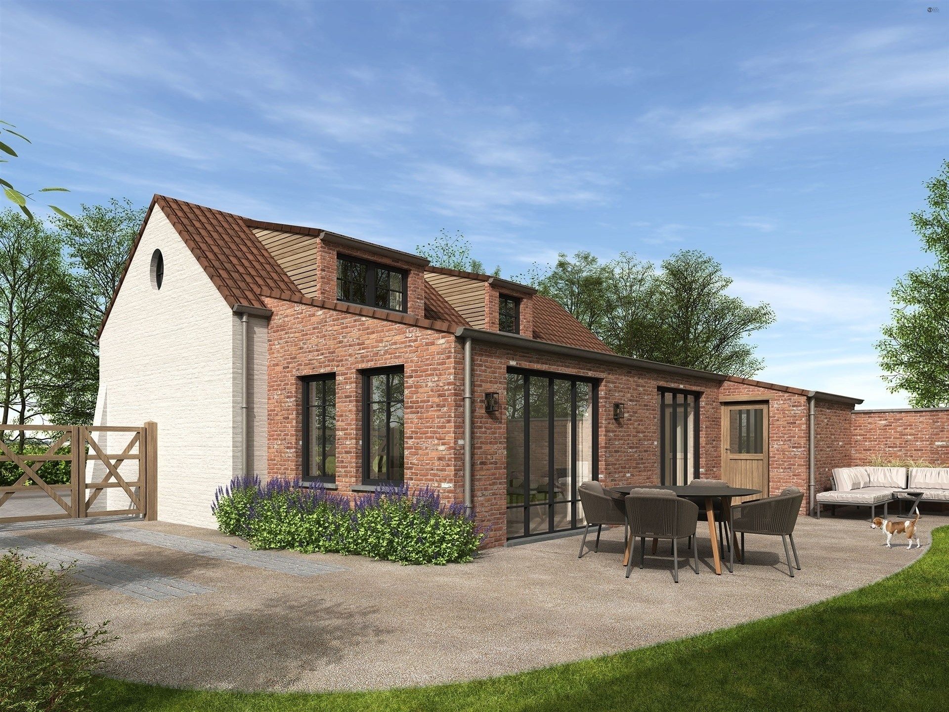 Bouwgrond open bebouwing met bouwvergunning - op grond van 480m² foto 2