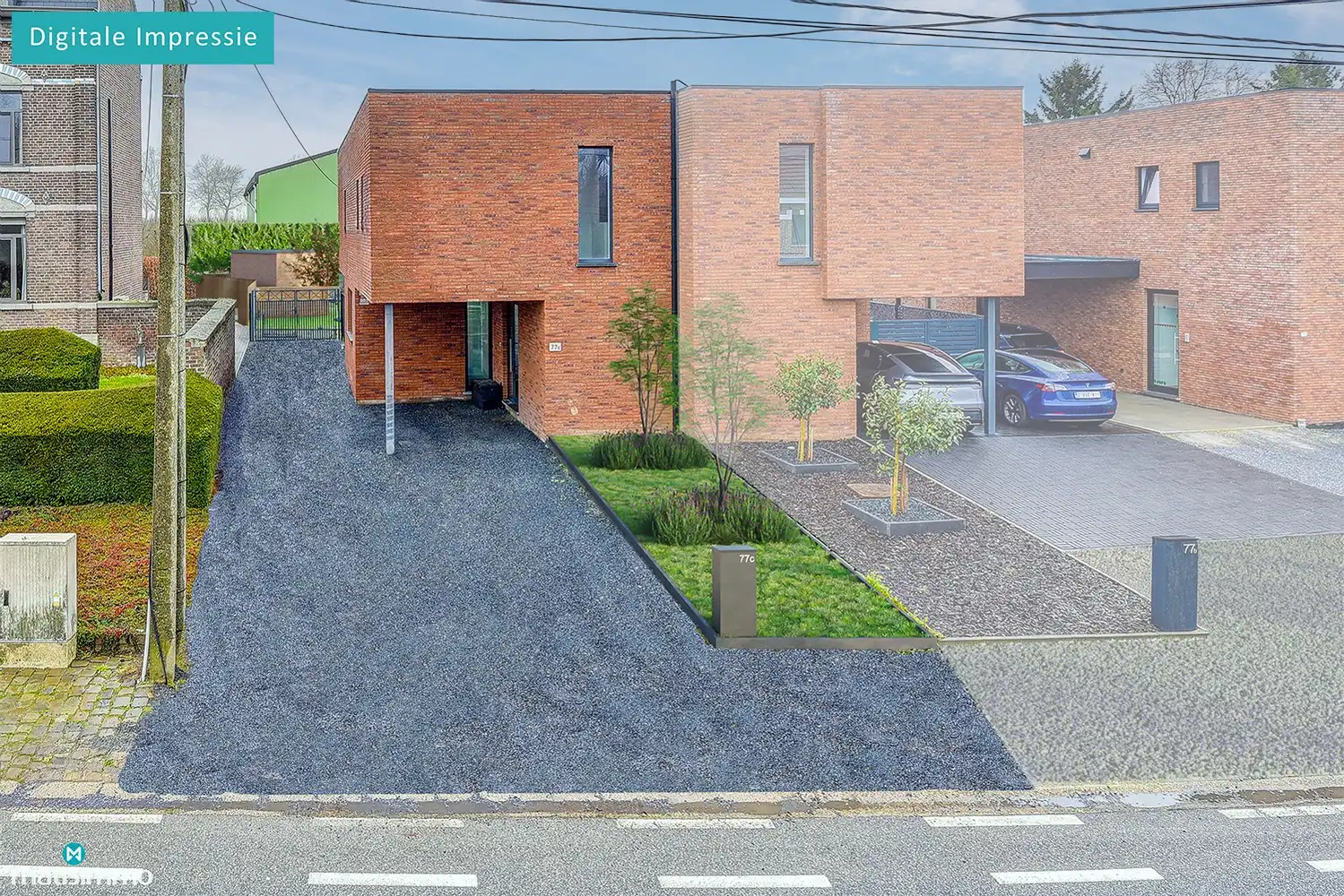 RECENTE NIEUWBOUWWONING MET 3 SLAAPKAMERS EN TUIN NABIJ CENTRUM KORTESSEM foto {{pictureIndex}}