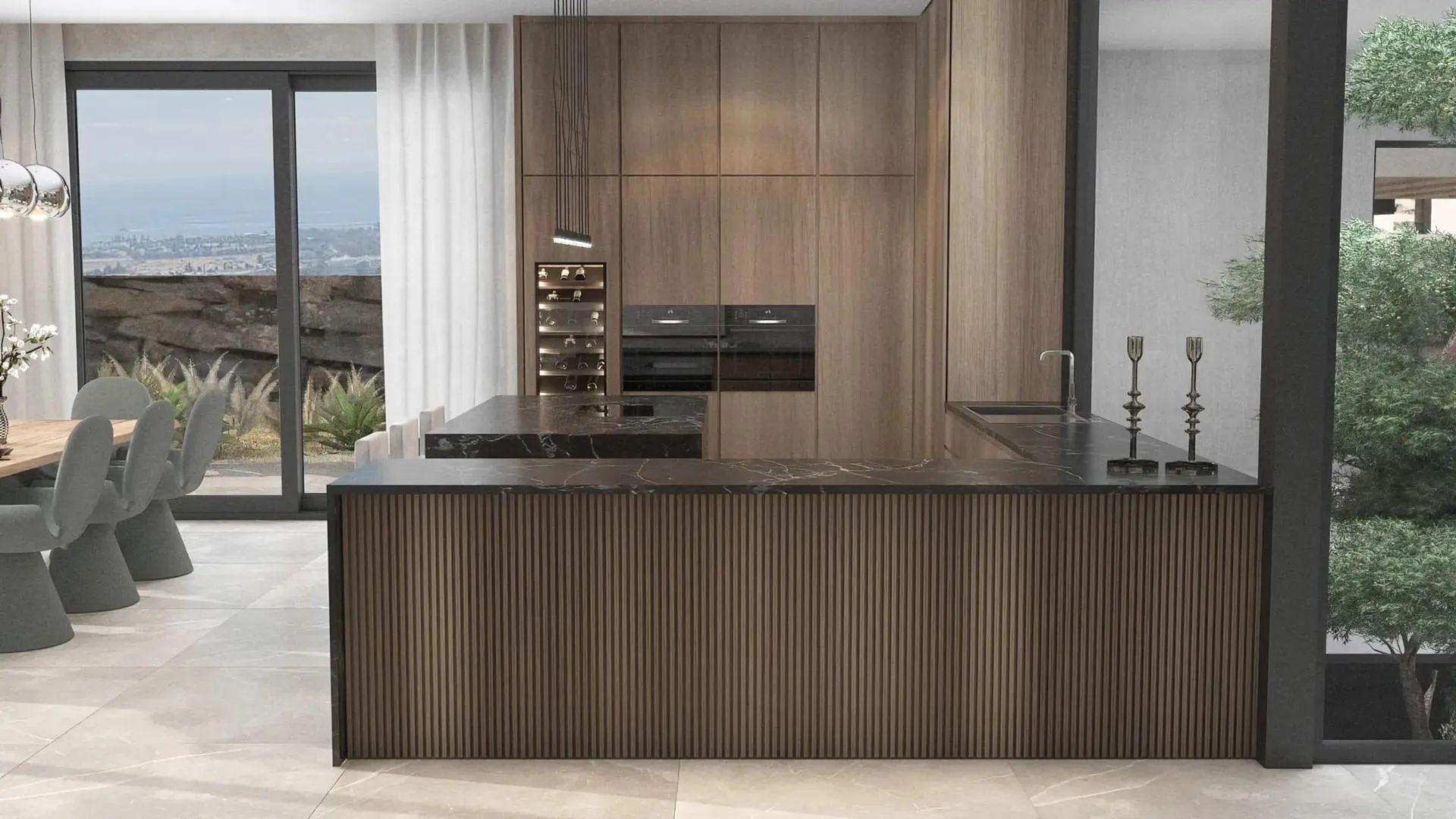 Architectonisch meesterwerk in Benahavís – luxe nieuwbouwvilla met panoramisch zeezicht en privé spa foto 5