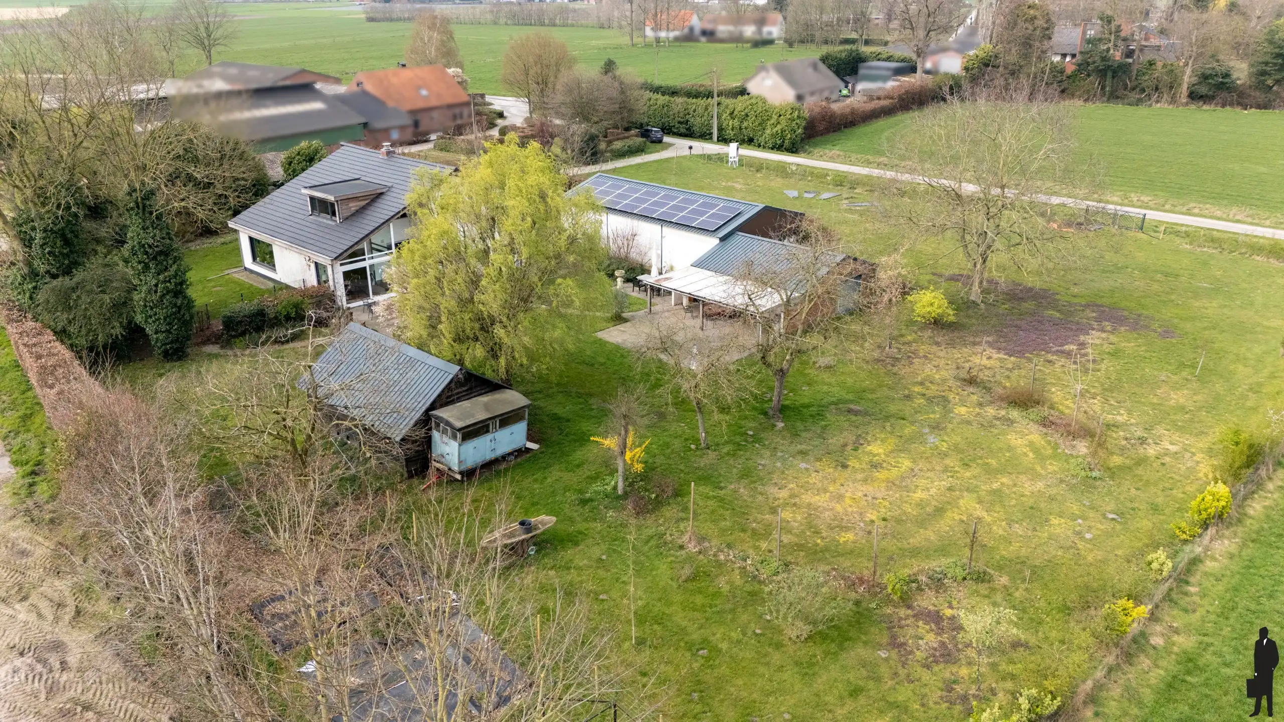 Ruime woning met weids uitzicht op 4.615 m² in Meerle foto 5