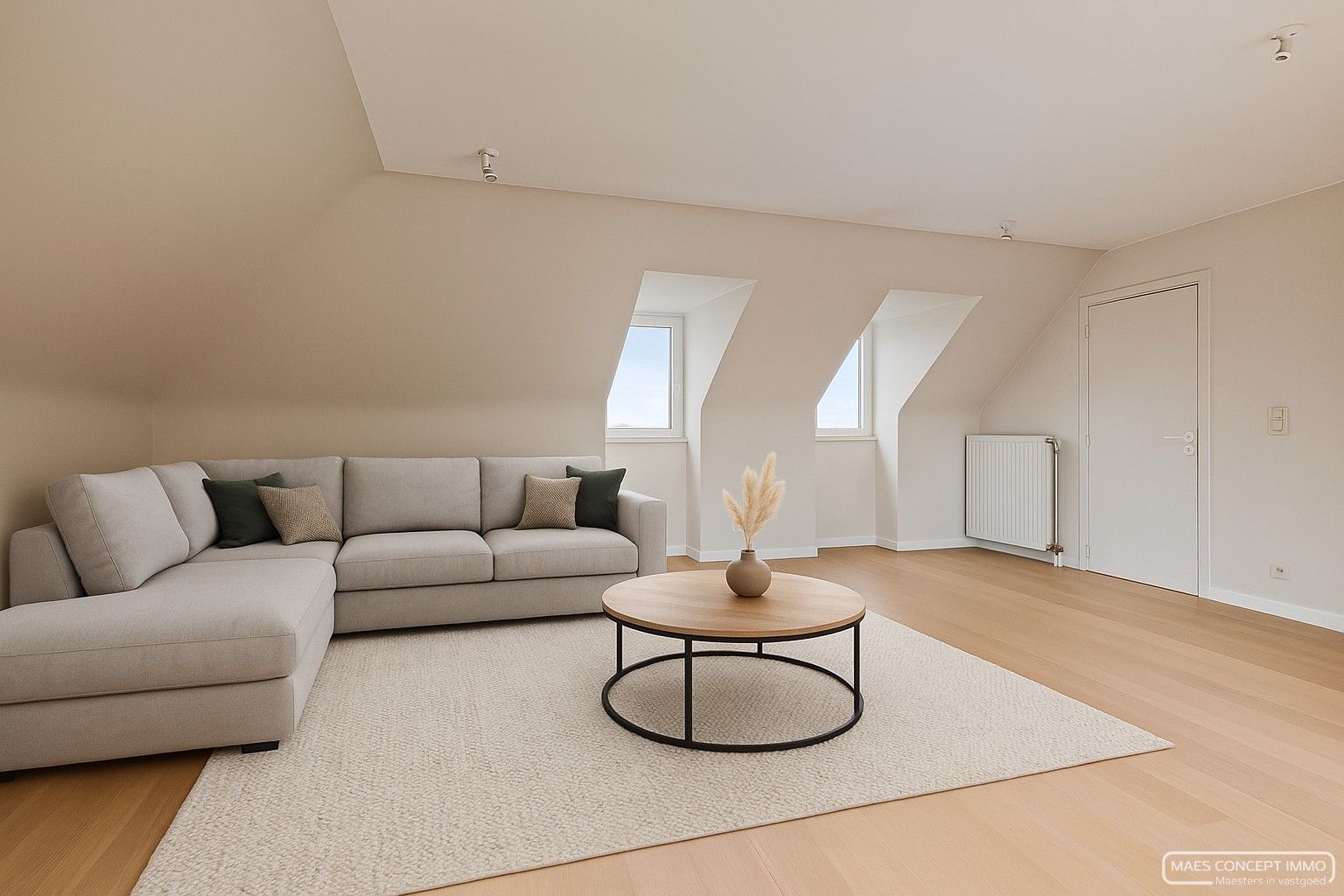 Prachtig dakappartement met garage te koop in het centrum van Vichte</p> foto {{pictureIndex}}