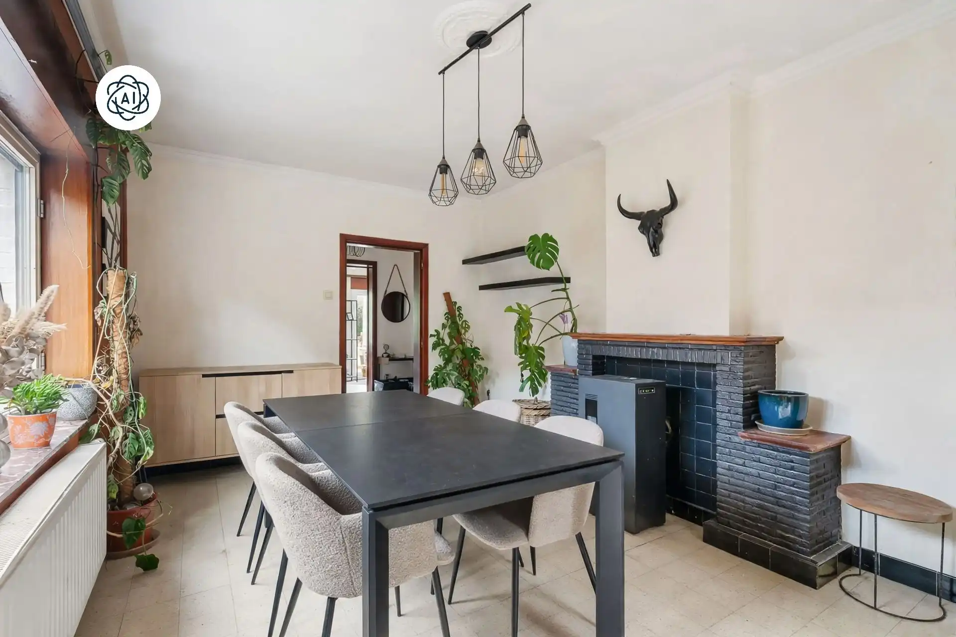 Bel-etagewoning met 3 slpk, garage en tuin in Vloesberg foto 10