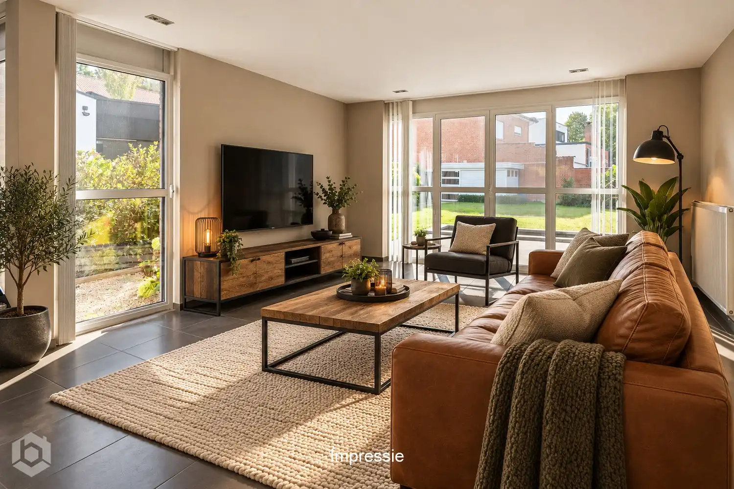 Instapklare woning met 2 slpkrs en ruime tuin te Beerzel foto 2
