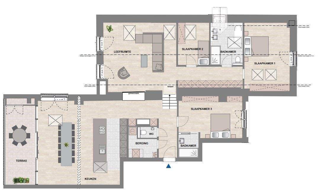 Architecturale penthouse met 3 slaapkamers foto 9