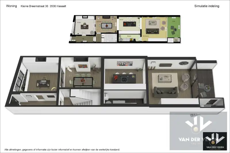 Ruime en goed gelegen te moderniseren rijwoning met gezellige binnekoer, garage en/of atelier foto 31