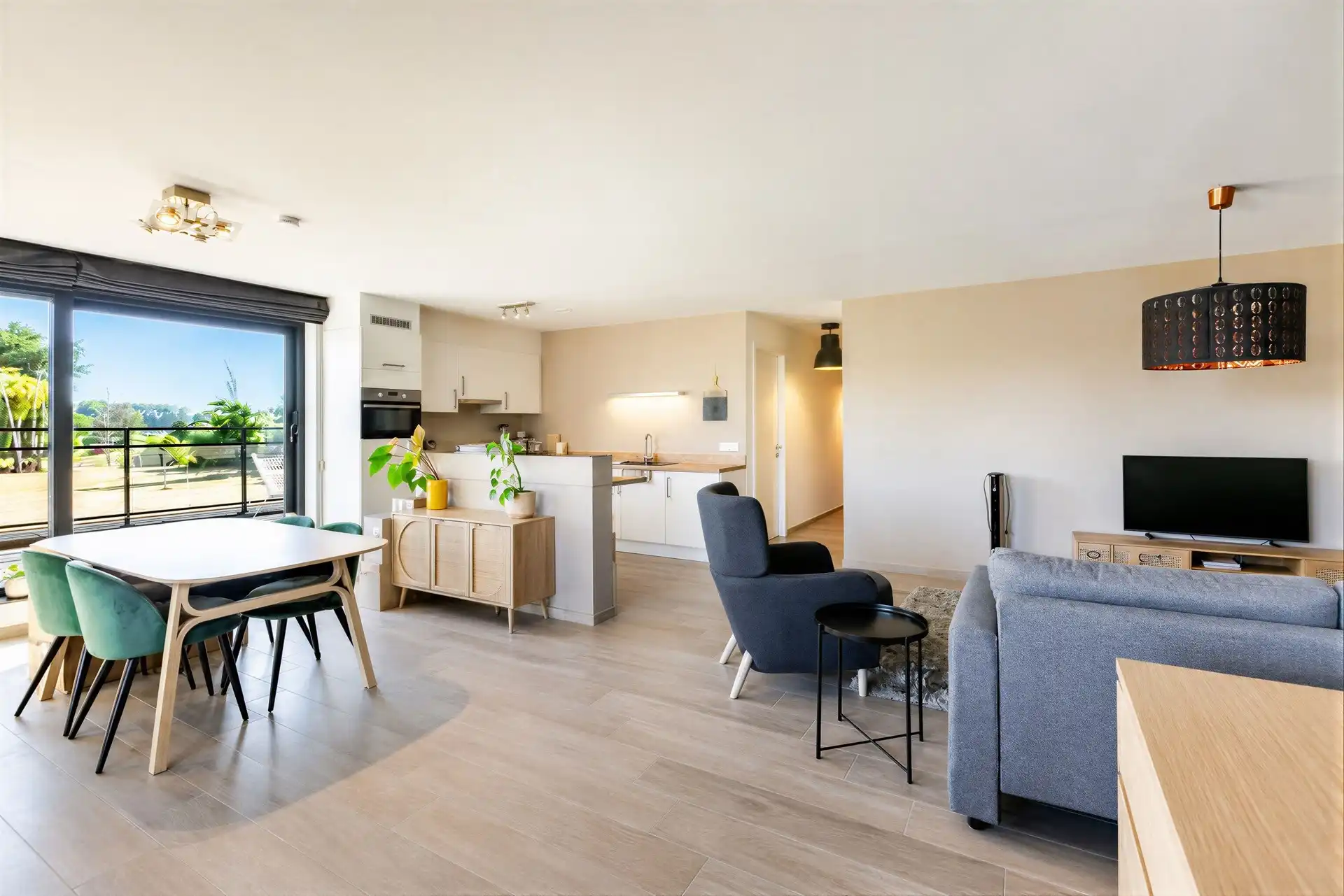 Penthouse met 3 slaapkamers, dressing en panoramisch zicht op het groen te Lede foto 2