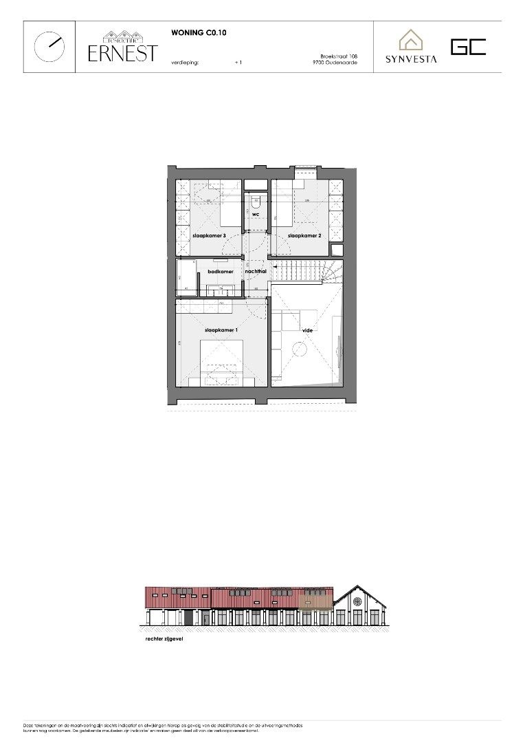 Modern huis met 3 slaapkamers, vide – Nieuwbouwproject Ernest Oudenaarde foto 4