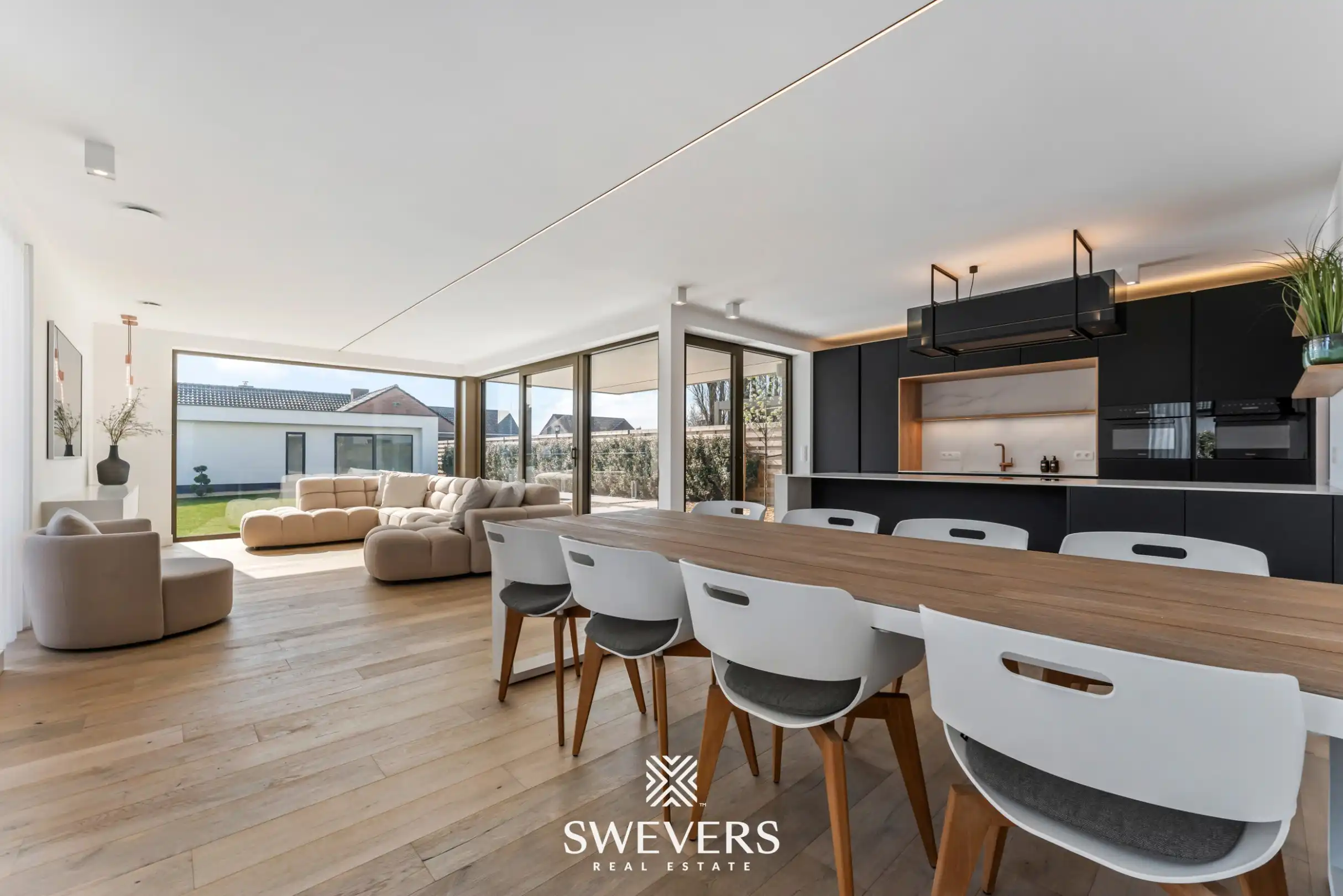 Moderne architectenwoning met hoogwaardige afwerking en zwembad in Paal foto 8