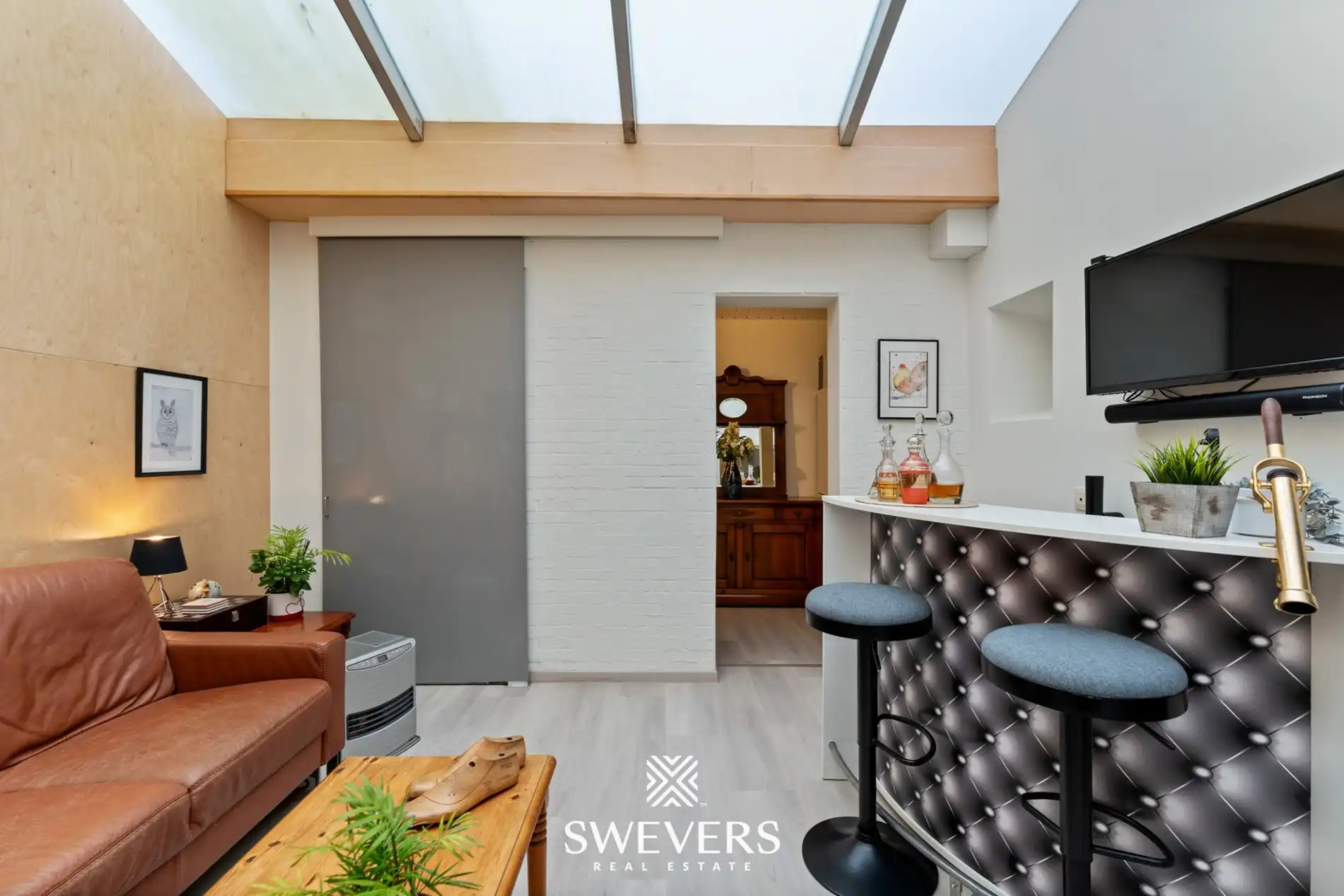 Instapklare, charmante rijwoning met terras in het groene Jesseren   foto 14