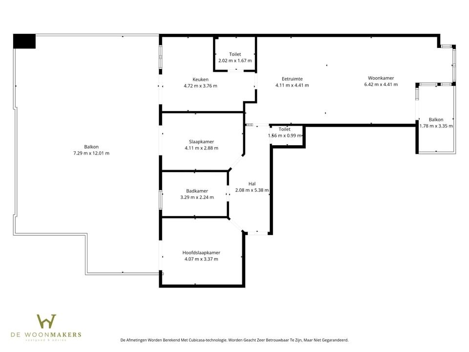 RUIM APPARTEMENT MET UITZONDERLIJK TERRAS VAN +50M² IN SINT-TRUIDEN foto 30