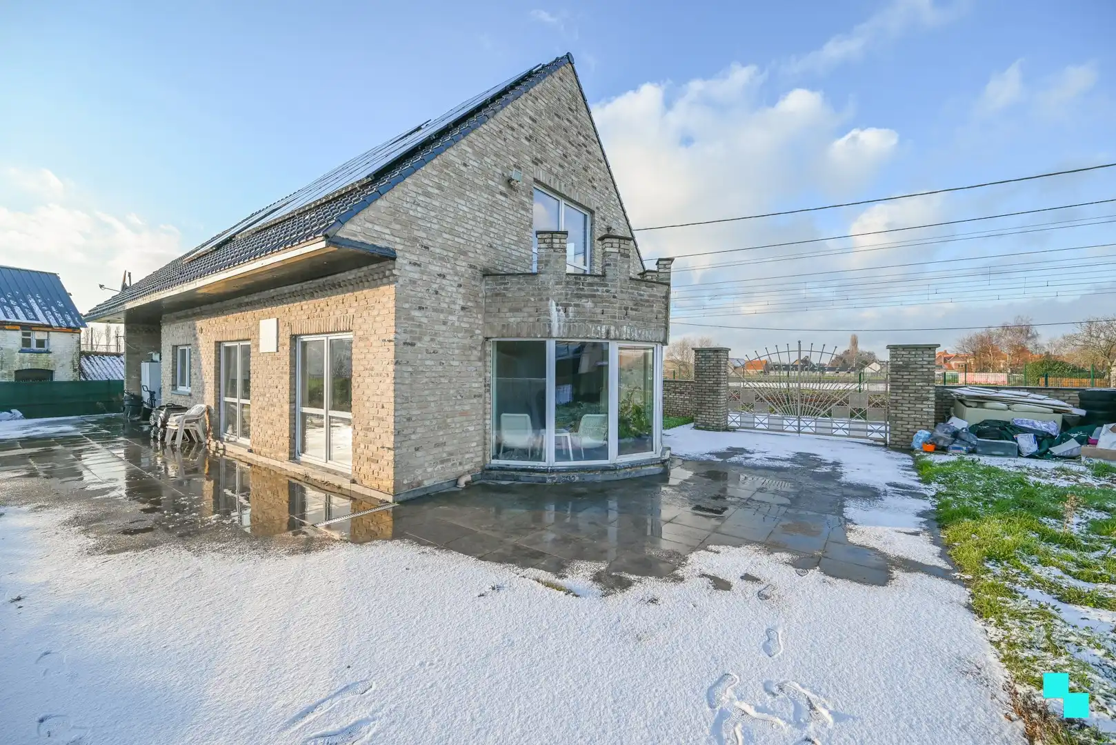 Vrijstaande woning op een afgelegen weg in Desselgem! foto 14