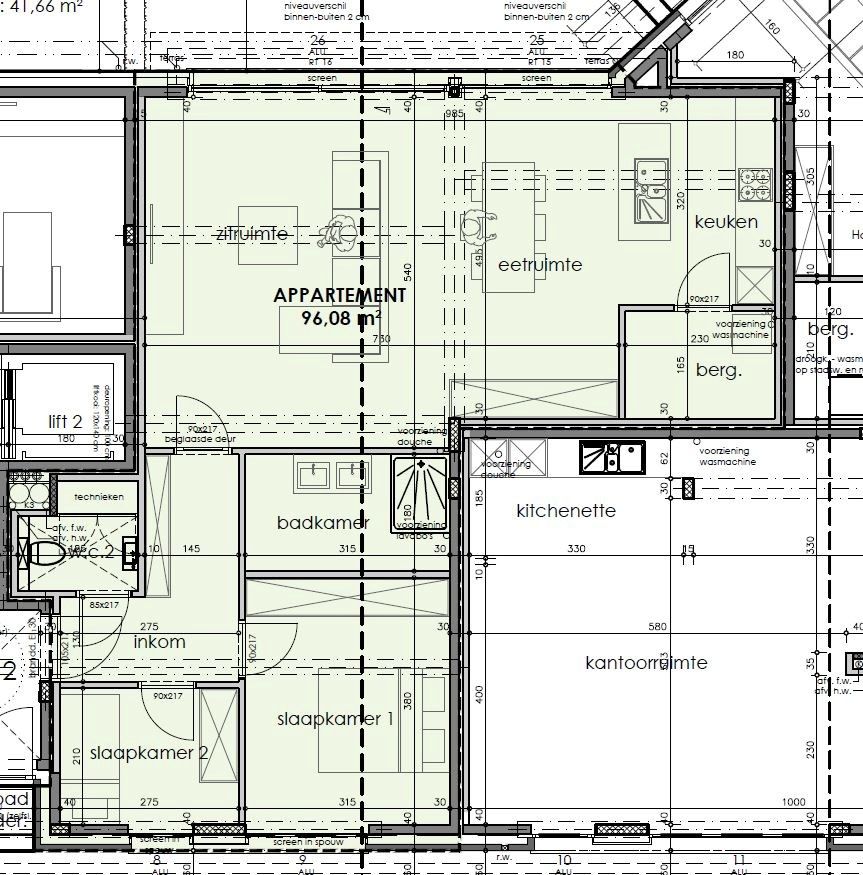 GELIJKVLOERSAPPARTEMENTMET TUIN EN MOGELIJKHEID TOT PARKEERPLAATS foto 3
