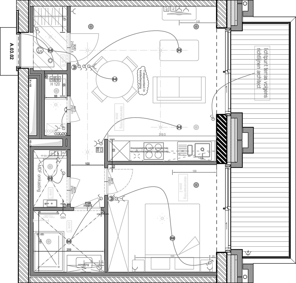 Gezellig 1-slaapkamer appartement met terras foto 13