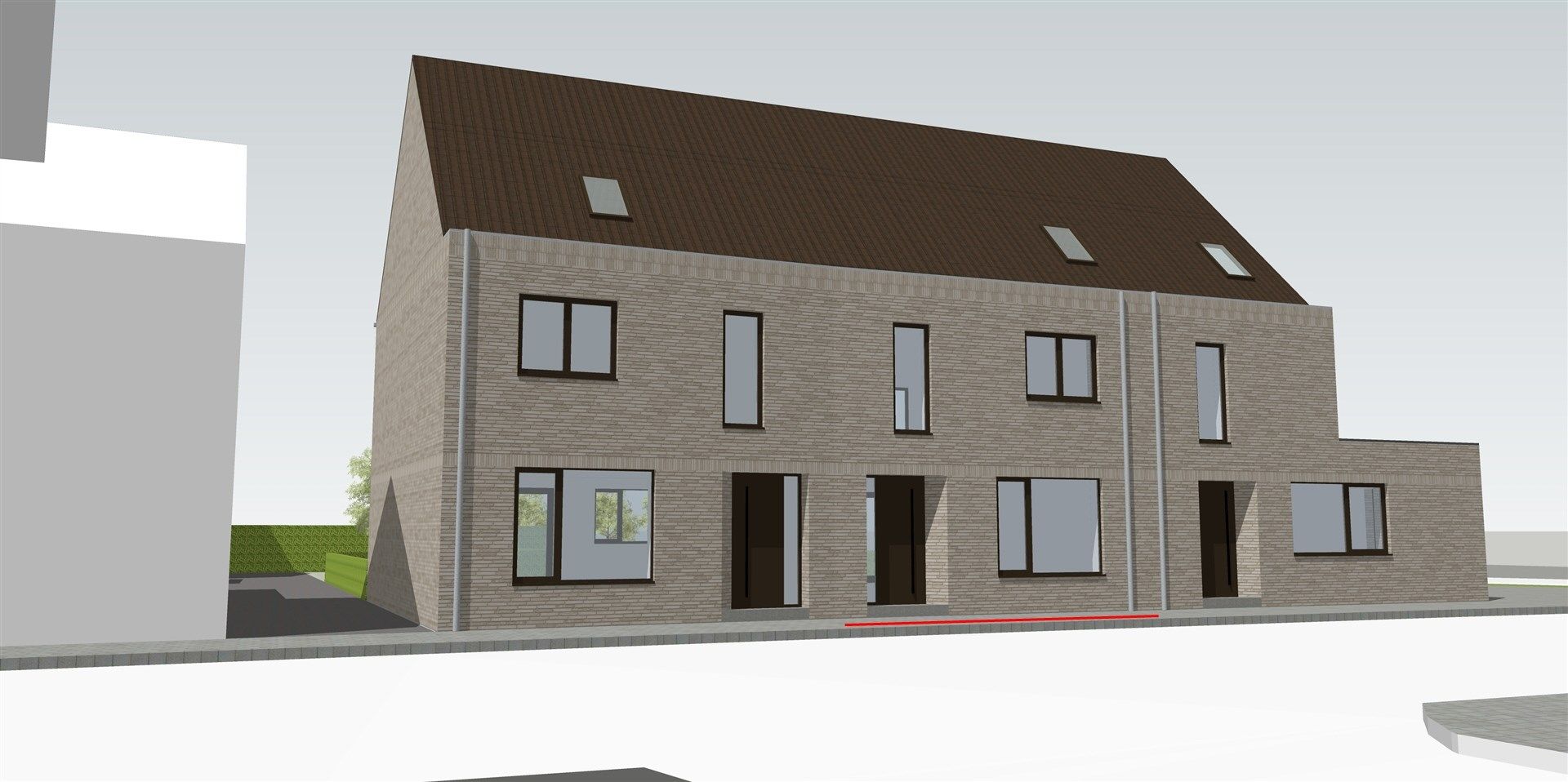 Hedendaagse nieuwbouwwwoning op een mooie woonlocatie in het hartje van Eksaarde foto {{pictureIndex}}